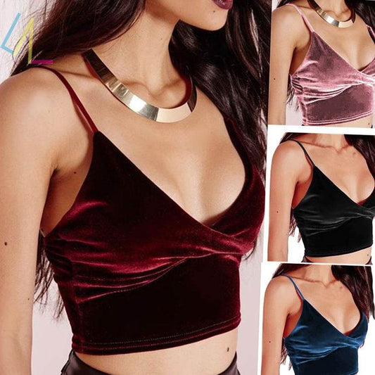 Sexy Top Summer Crop Tube Top Women Camis Shirt Tank Fitness - Mubimart