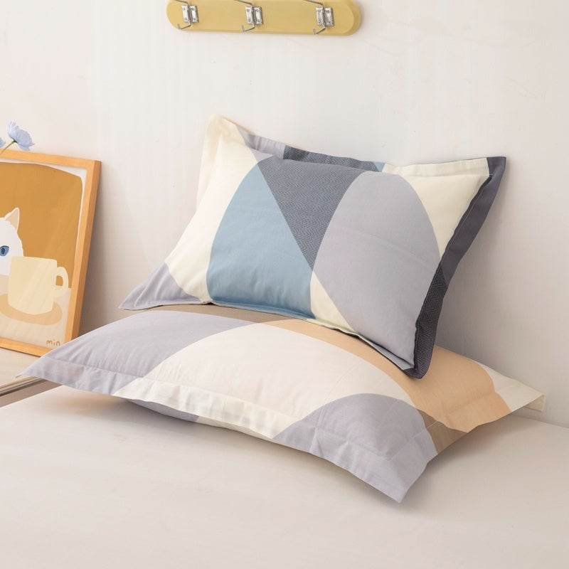One Pair Of Pure Cotton Pillowcases For Single Person - Mubimart