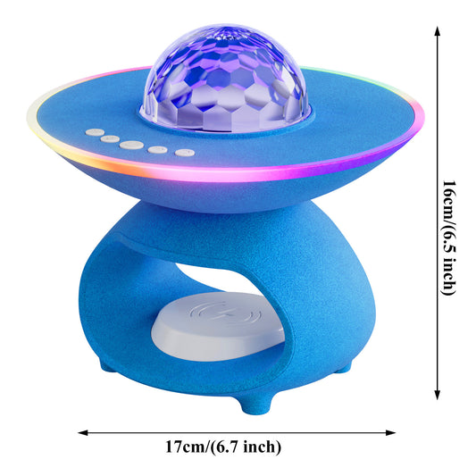 LED Dynamic Starry Sky Projector Light USB Bluetooth Speaker Atmosphere Light