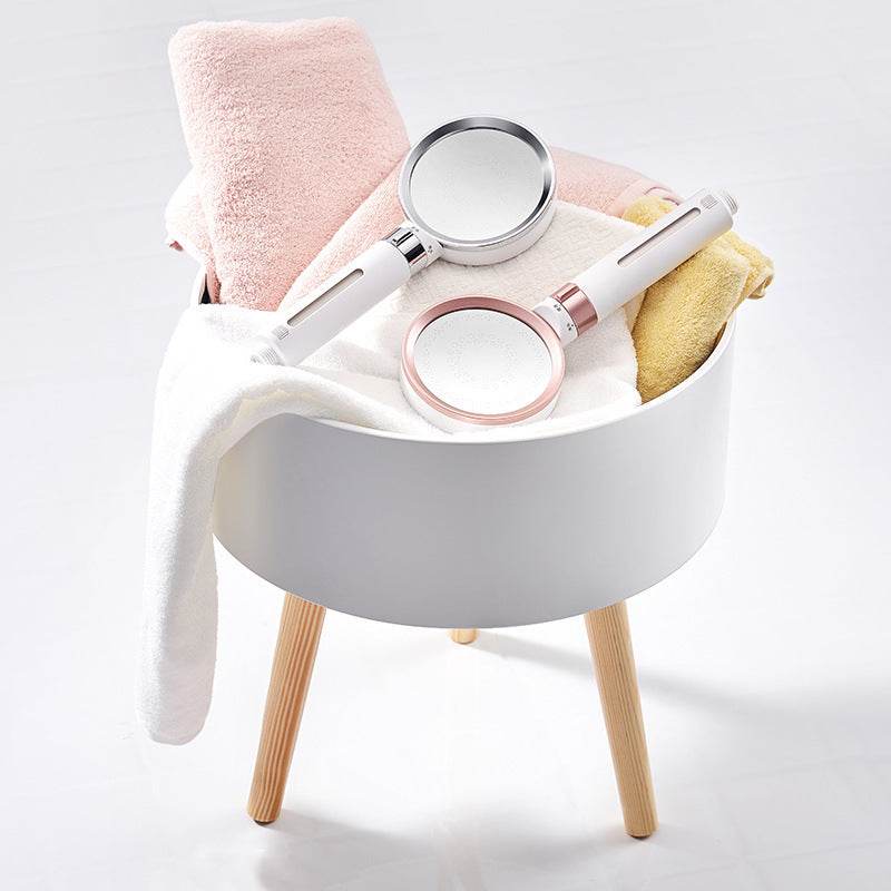 Rain Shower Head Set Filter Pressurized Bath Shower Head Set - Mubimart