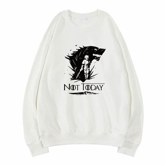 Versatile Plus Size Cotton Round Neck Men's Women's Pullover - Mubimart