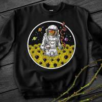 Men And Women Fashion Loose Casual Print Sweatshirt - Mubimart
