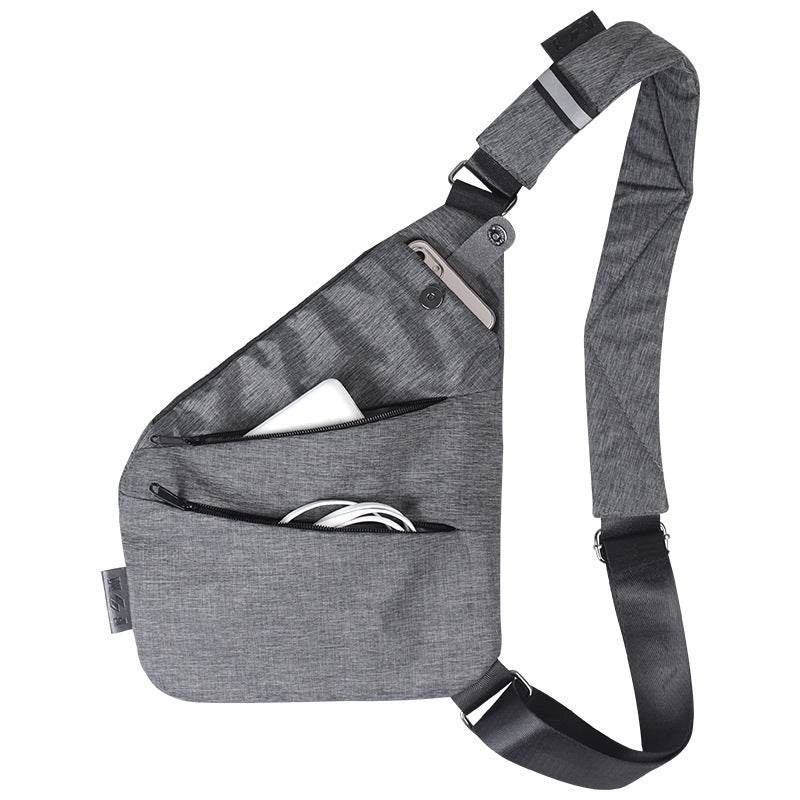 New Mens Digital Storage Gun Bag Diagonal Outdoor Sports Waist Bag - Mubimart