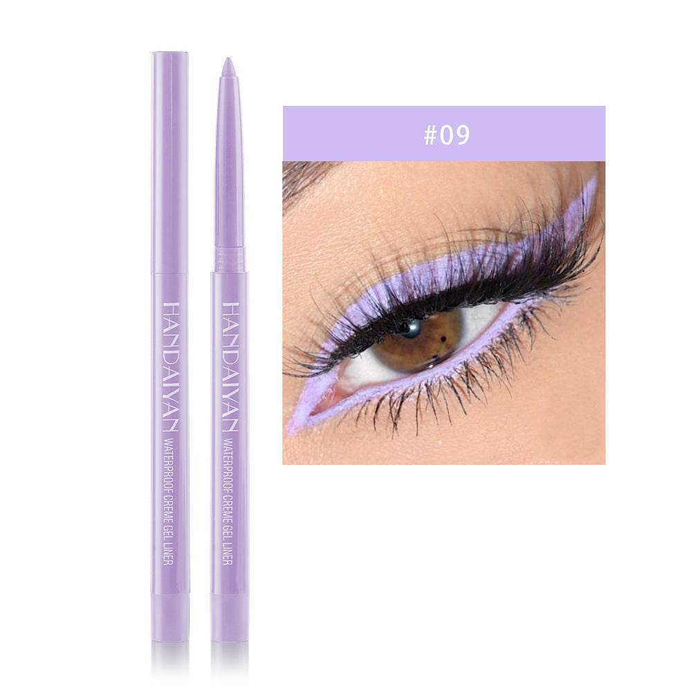 20 Color Cat Eye Makeup Waterproof Neon Colorful Liquid Eyeliner Pen Make Up Comestics Long-lasting Black Eye Liner Pencil - Mubimart