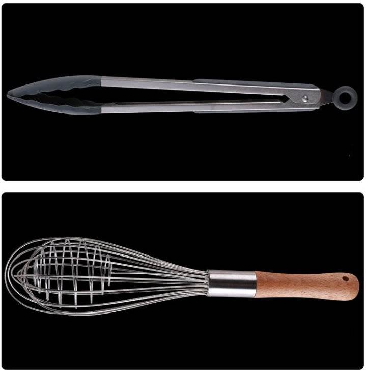 Direct Selling Wooden Handle Silicone Kitchen Utensils And - Mubimart