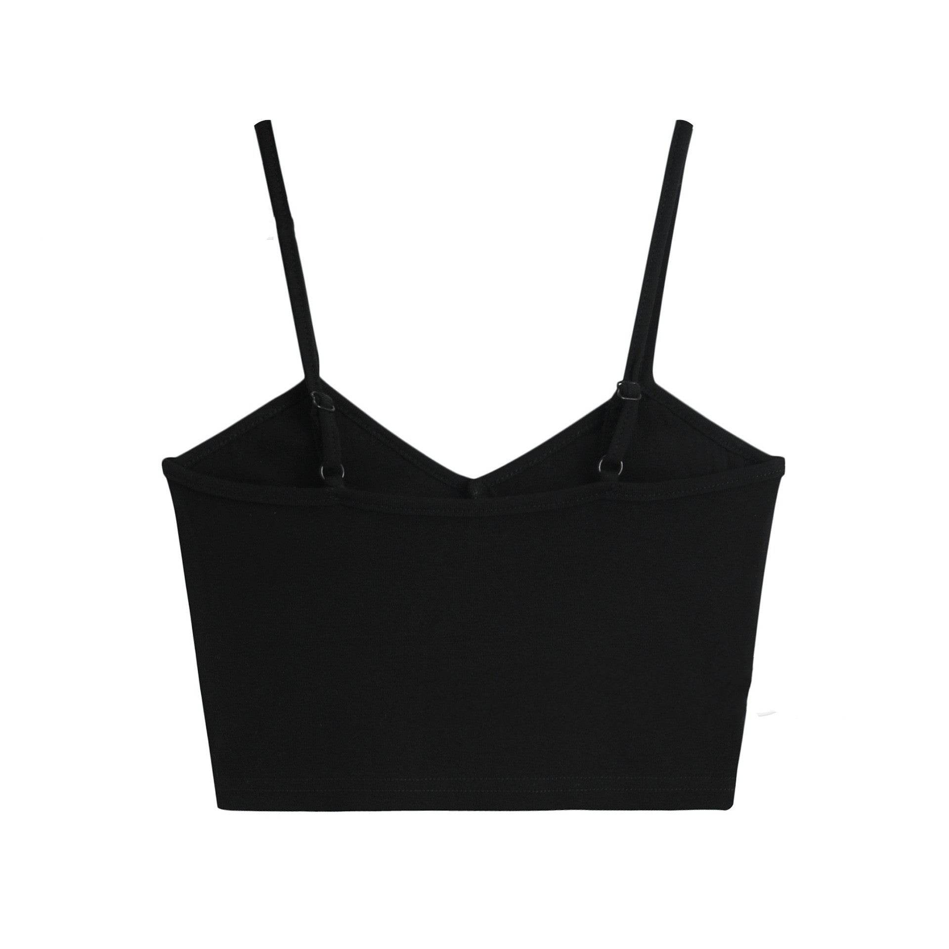 Women's Short Top Fashionable Sequins Camisole - Mubimart
