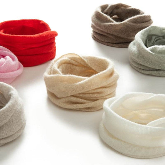 Winter Pure Color Cashmere Scarf For Men And Women - Mubimart