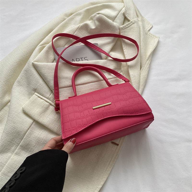 Solid Color Casual Shoulder Women Bag - Mubimart