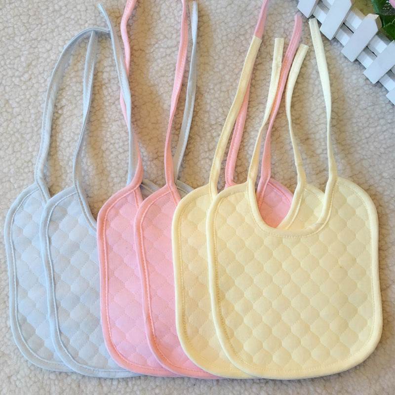 Baby Bib Bib Big Round Baby Cotton Waterproof - Mubimart