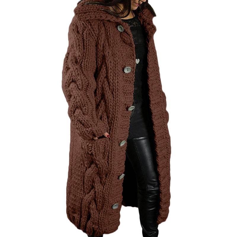 Women's Cardigan Plus Size Sweater Coat - Mubimart
