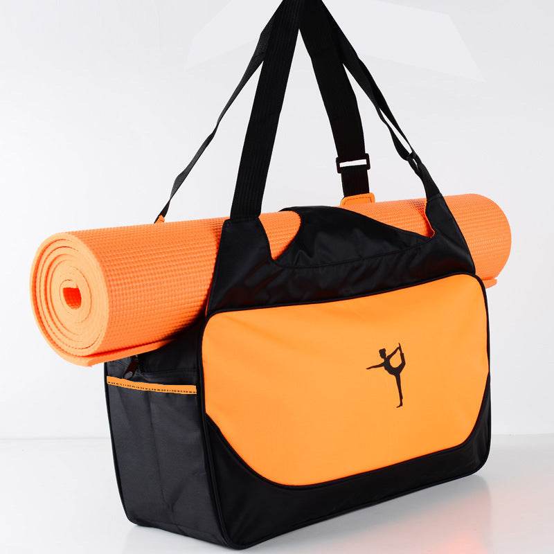 Yoga Bag Sports Travel Bag Large Capacity Yoga Mat Back - Mubimart