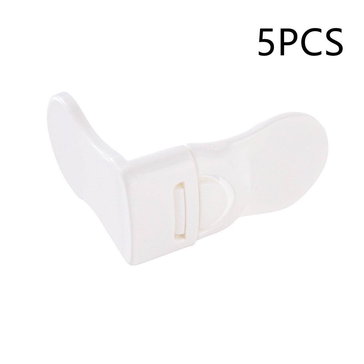 Children's Multi-function Anti-pinch Hand Refrigerator Right-angle Cabinet Door Lock - Mubimart