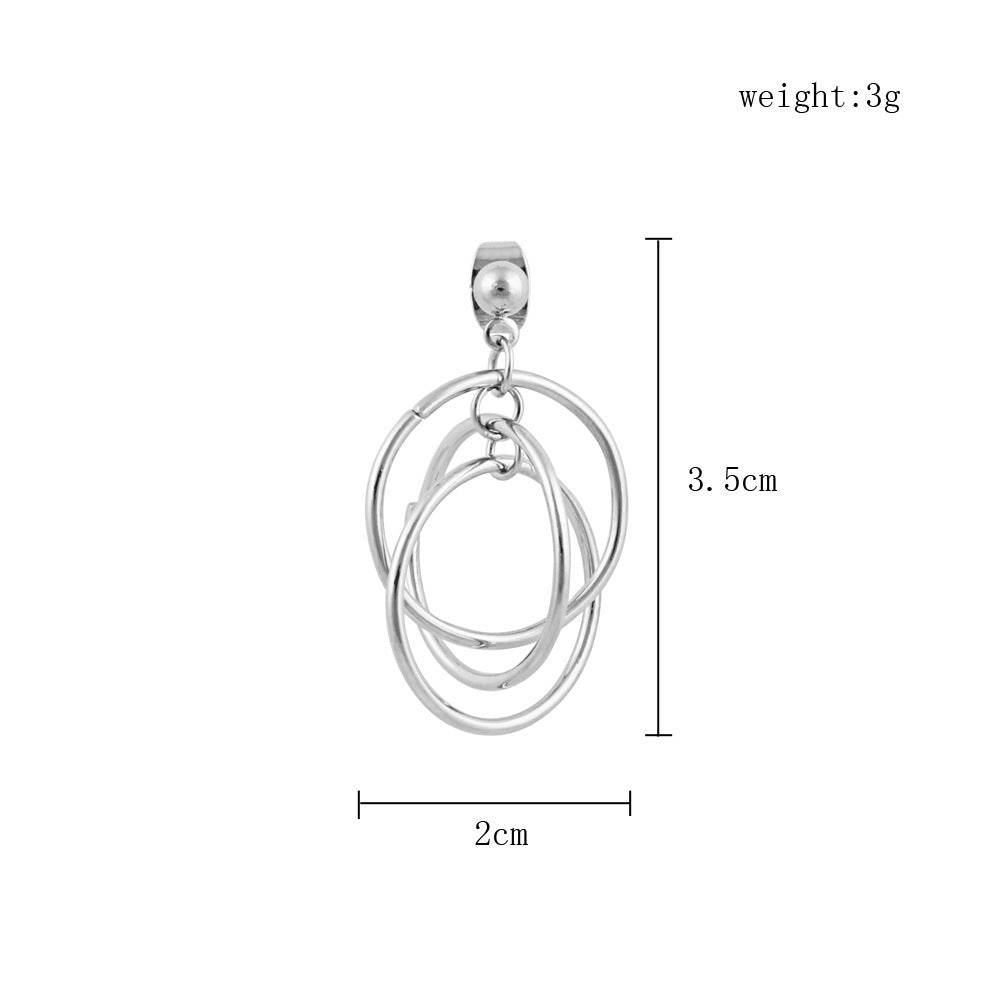 Hoop Hoop Earrings - Mubimart