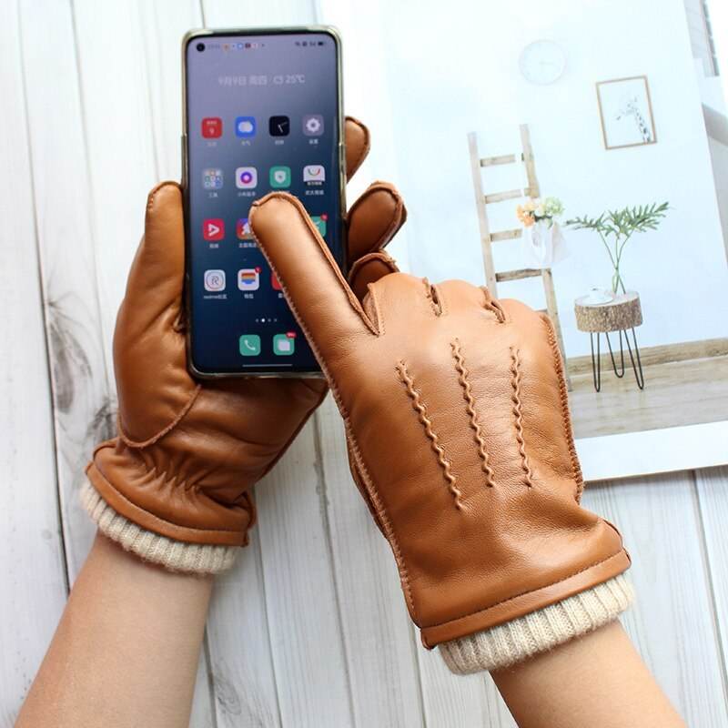 Cycling Windproof Waterproof And Warm Touch Screen Mens Gloves - Mubimart