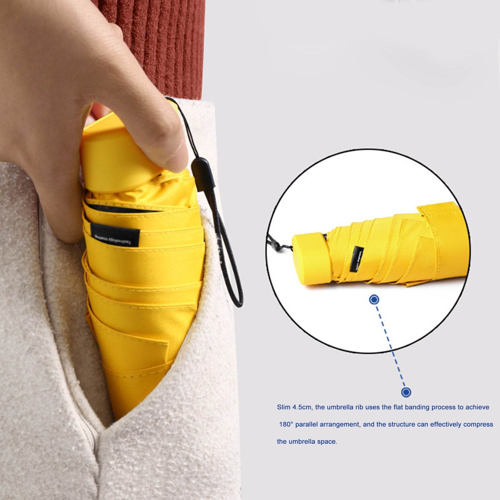 Women's Mini Sun Ultra-compact Portable Umbrella - Mubimart