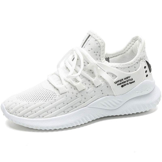 Breathable Casual Shoes Women All-match Korean Running Shoes - Mubimart