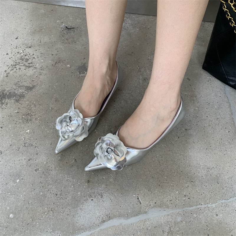 Women's Low Heel Pumps Fashion Shoes - Mubimart