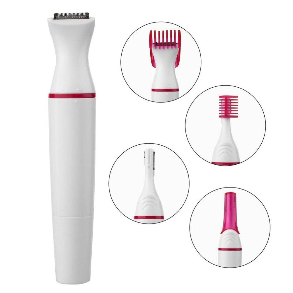 5 In 1 Women Hair Removal Shaver Female Electric Shaving Machine - Mubimart