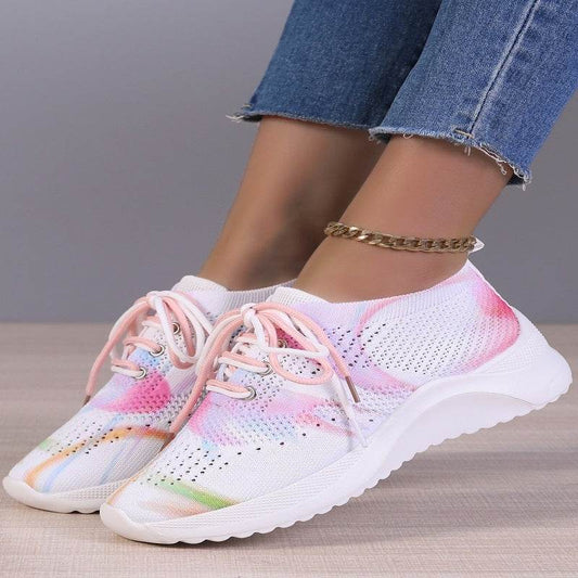 Sports Shoes Graffiti Colorful Women - Mubimart