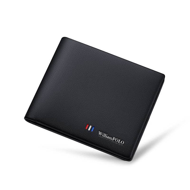 Men's First Layer Leather Wallet - Mubimart