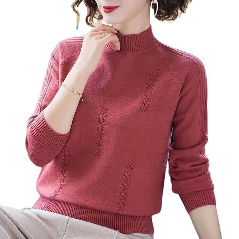 Plus Size Women's Cute Young Trendy Long-sleeve Loose Casual Sweater Top - Mubimart