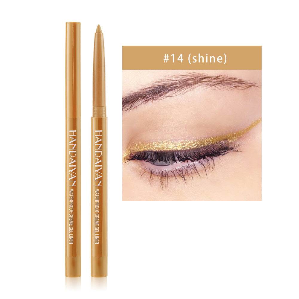 20 Color Cat Eye Makeup Waterproof Neon Colorful Liquid Eyeliner Pen Make Up Comestics Long-lasting Black Eye Liner Pencil - Mubimart