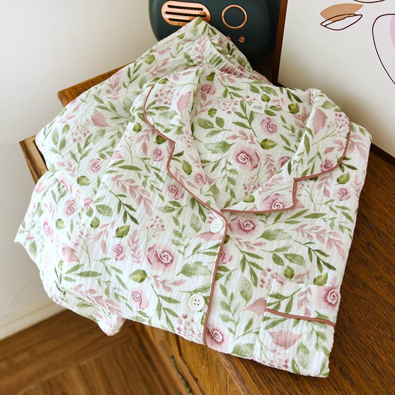 Summer Loungewear Thin Cotton Plus Size Suit Women - Mubimart