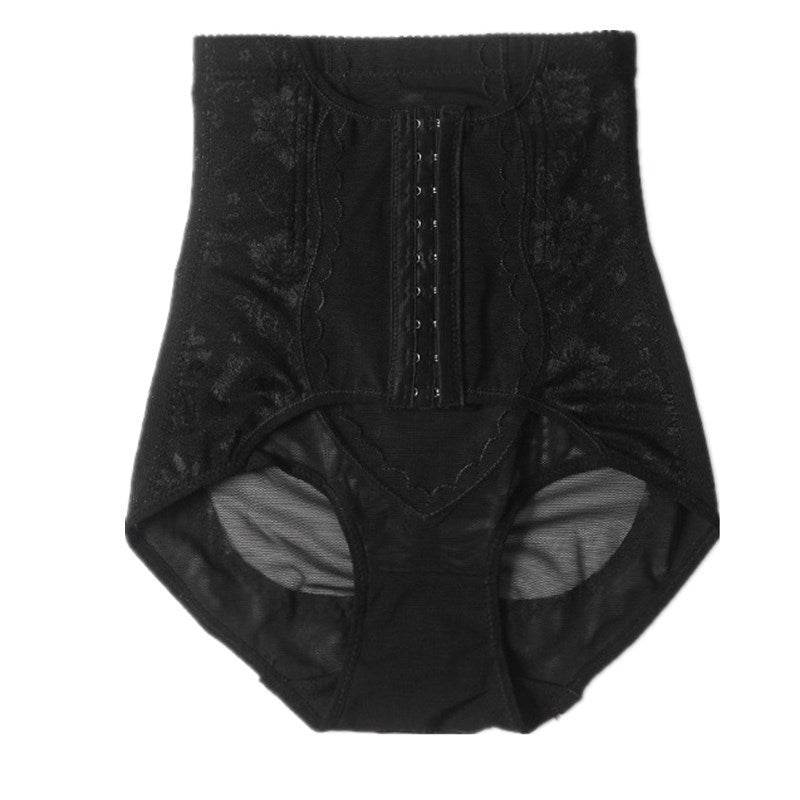 Postpartum High Waist Belly Shaping Panties Breasted Waist Girdle Shaping Pants - Mubimart