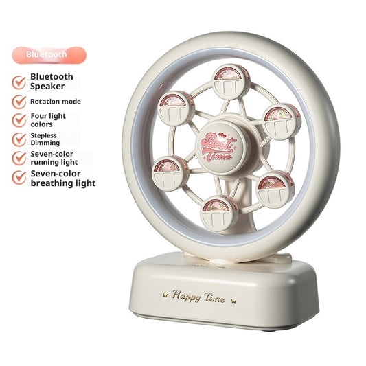 Ferris Wheel Bluetooth Speaker Rechargeable Music Box Atmosphere Table Lamp