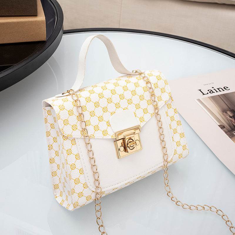 Stitching Women Summer Shoulder Crossbody Bag - Mubimart
