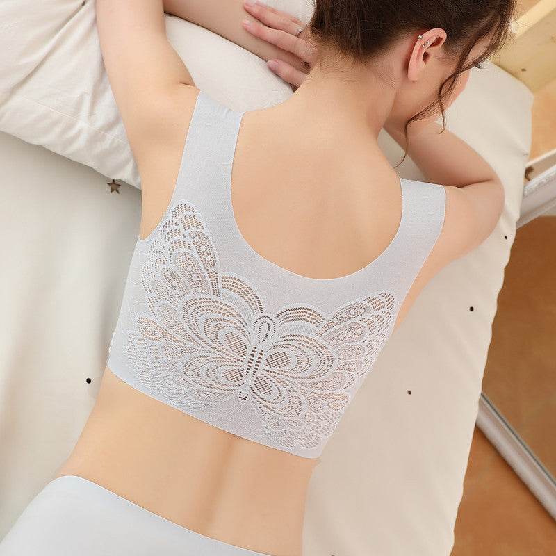 Women Seamless Plus Size Lingerie Active Bra With Pads - Mubimart