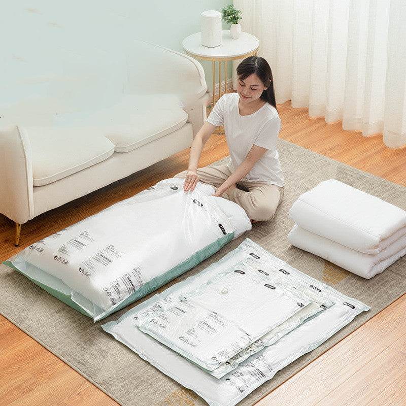 Household Vacuum Air-free Clothes Quilt Storage Bag - Mubimart