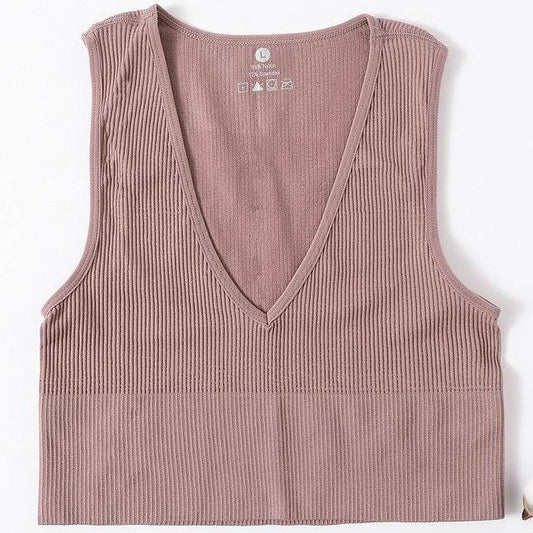Crop Top Women Vintage Seamless Underwear - Mubimart