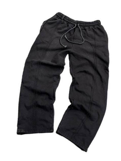 Stretch Rope Sweatpants Casual Trousers - Mubimart