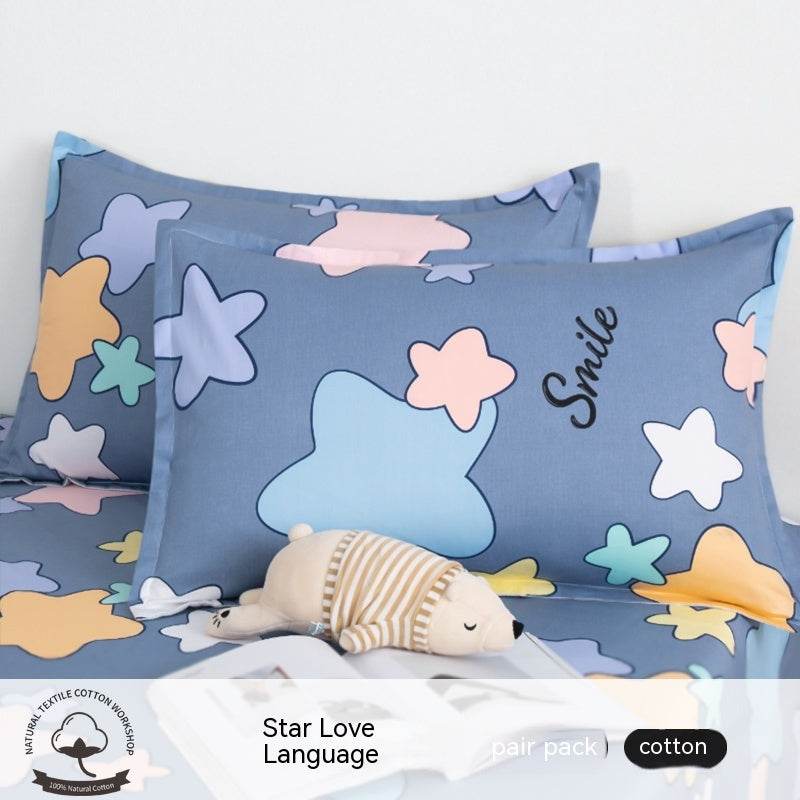 A Pair Of Cotton Pillowcases For Household Use - Mubimart