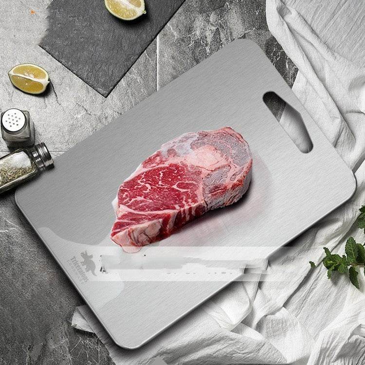 304 Stainless Steel Cutting Board Household - Mubimart