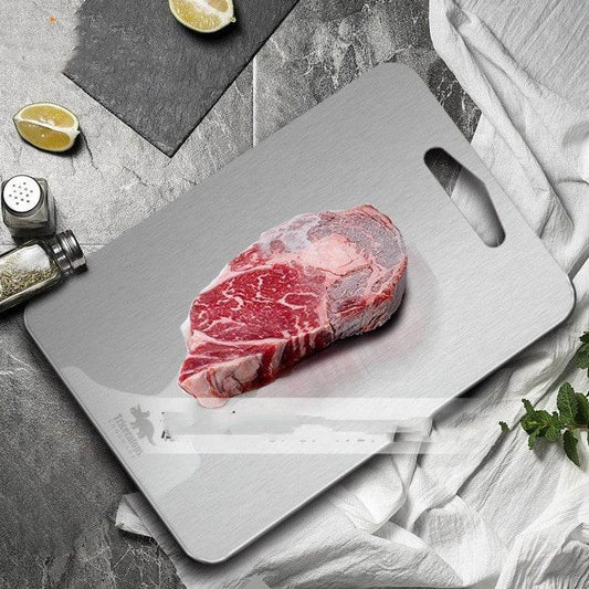 304 Stainless Steel Cutting Board Household - Mubimart