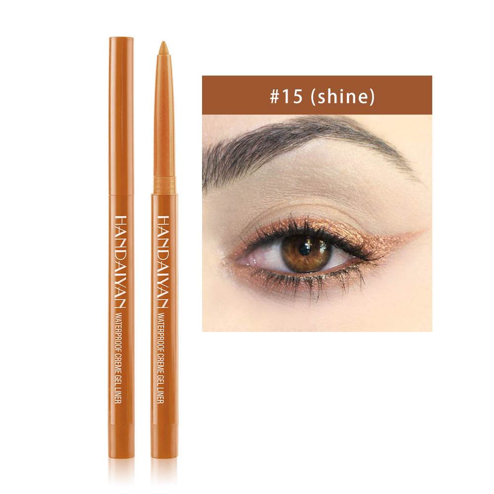 20 Color Cat Eye Makeup Waterproof Neon Colorful Liquid Eyeliner Pen Make Up Comestics Long-lasting Black Eye Liner Pencil - Mubimart