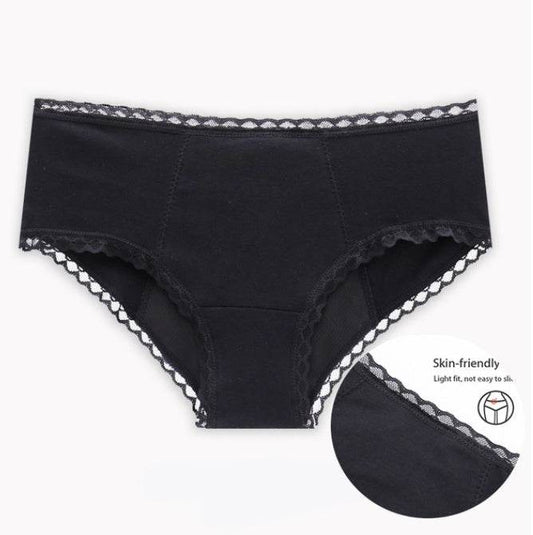 Large Size Ladies Cotton Physiological Underwear Front And Rear Leak-proof Four-layer Sanitary Napkin-free Aunt Panties - Mubimart