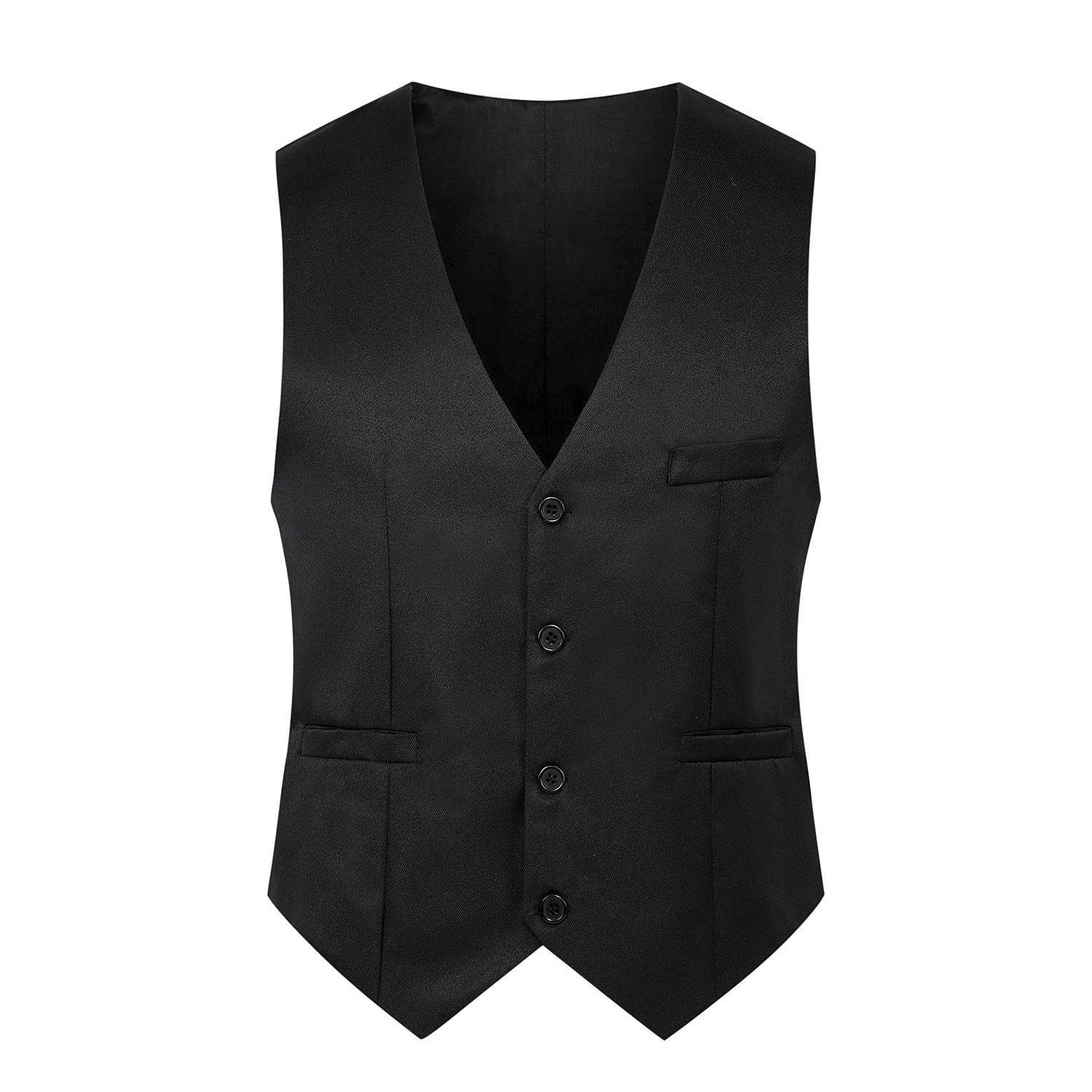 Fashion Simple Men's Suit Solid Color Vest - Mubimart