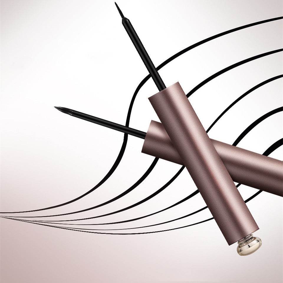 Rose Gold Beginner Liquid Eyeliner Waterproof Quick Dry No Halo Eyeliner - Mubimart