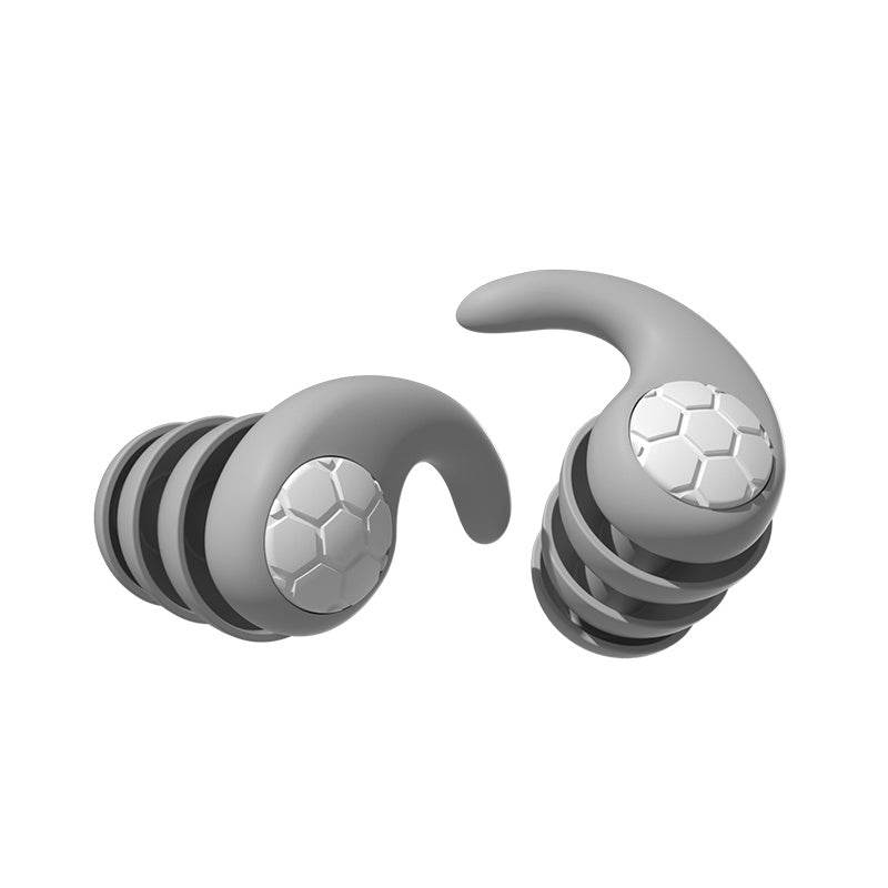 Sleeping And Swimming Waterproof Three-layer Silent Silicone Soundproof And Noise-reducing Earplug - Mubimart
