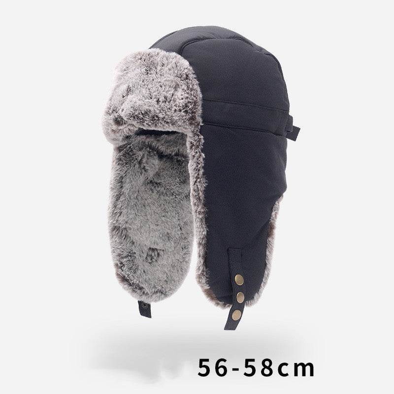 Winter Cold And Warm Plus Velvet Mask Face Protection Hat - Mubimart