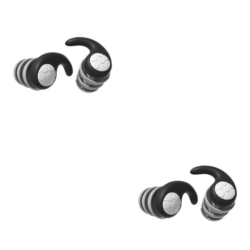 Sleeping And Swimming Waterproof Three-layer Silent Silicone Soundproof And Noise-reducing Earplug - Mubimart