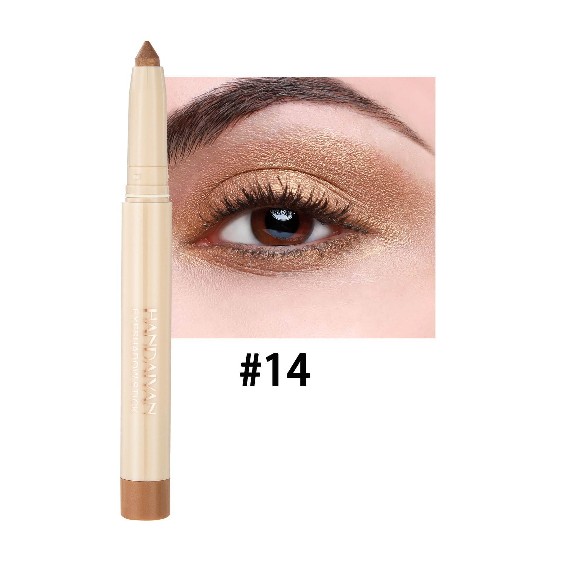 Cosmetic Eyeliner Gel Pen Lying Silkworm Mermaid Eye Shadow Pen Dual-use - Mubimart