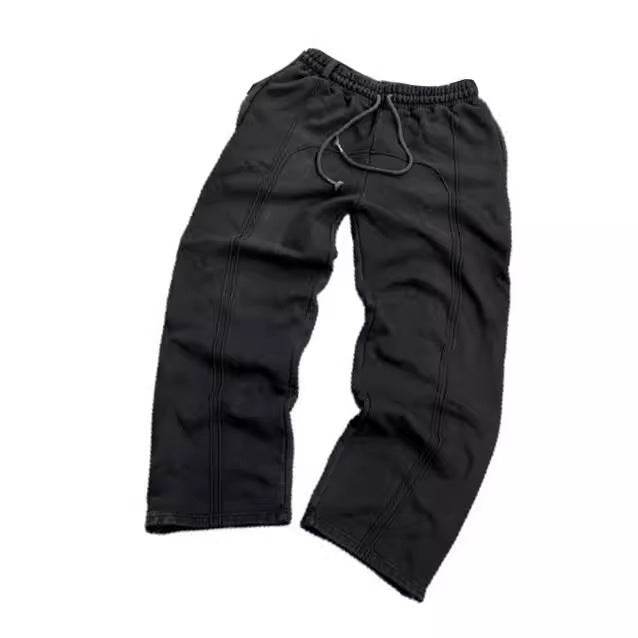 Stretch Rope Sweatpants Casual Trousers - Mubimart