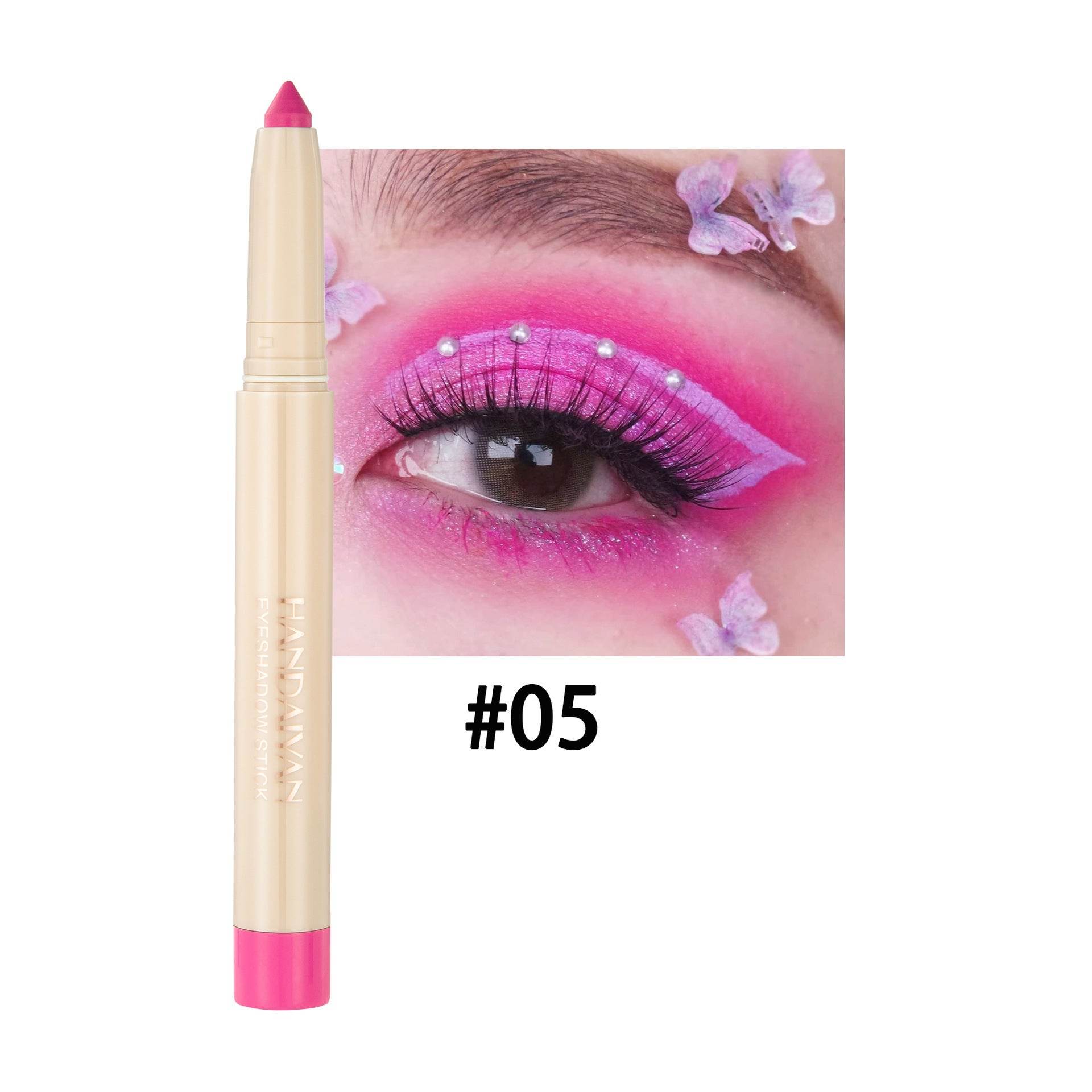 Cosmetic Eyeliner Gel Pen Lying Silkworm Mermaid Eye Shadow Pen Dual-use - Mubimart