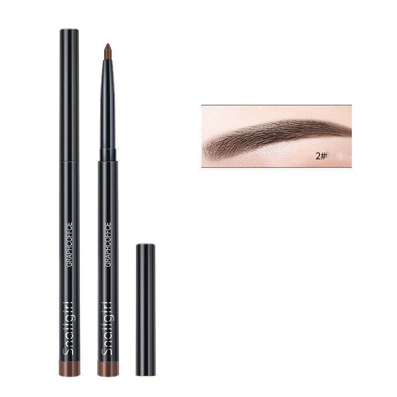 Auto-rotating Eyebrow Pencil And Eyeliner Pen For One Stroke - Mubimart