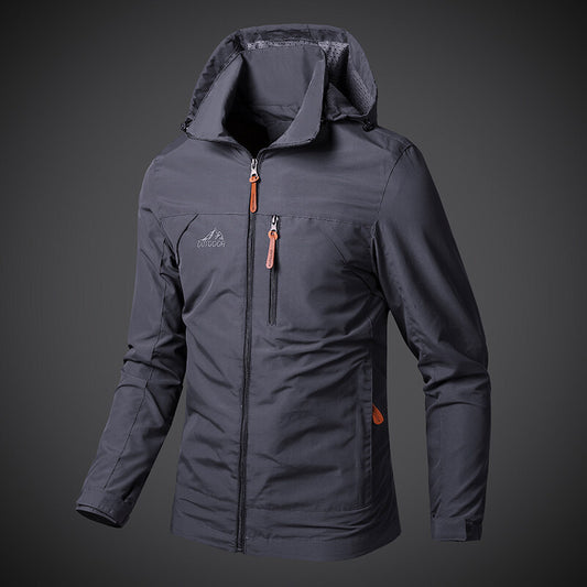 Casual All-matching Loose Hooded Jacket Coat