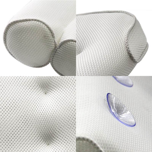 Bathroom Suction Cup Pillow Mesh Bath Pillow Pillow Bathtub Pillow Pillow - Mubimart